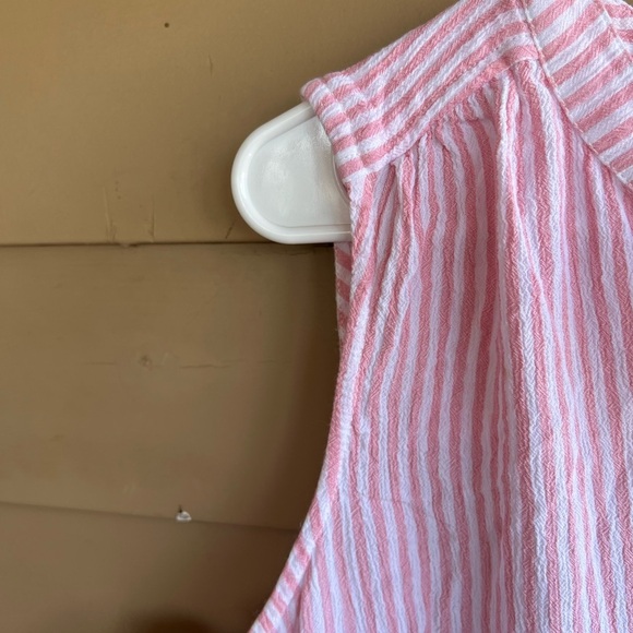 BeachLunchLounge Striped Tank Top - Size L - Summer Preppy Casual - Picture 2 of 5